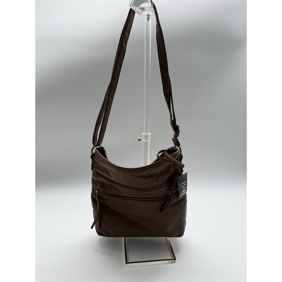 Bueno Handbags - Brown Bueno Handbag Brown adjustable strap Lined Crossbody Purse Shoulder Bag